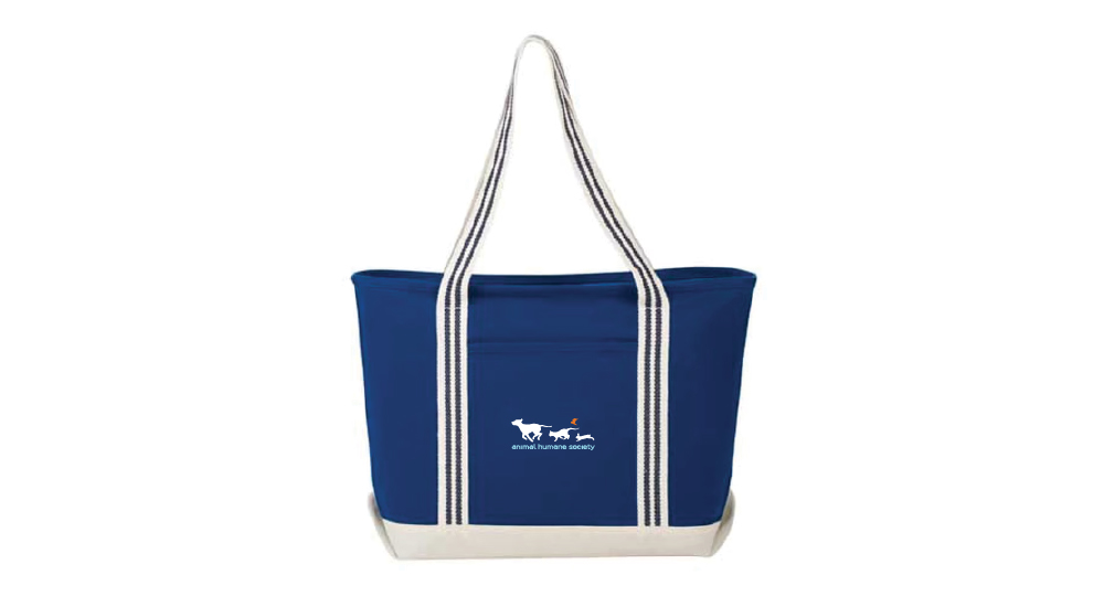 AHS-branded canvas boat tote