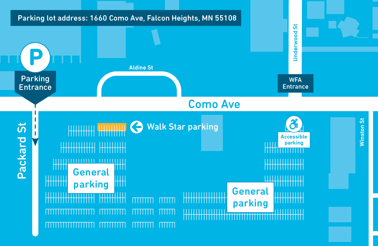 Walk for Animals parking map